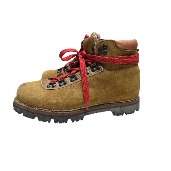 Vintage Lasco Log Master Insulated Brown Suede Leather Hiking Boots US Men's 6.5 - Picture 5 of 12